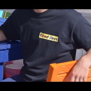 Tired Boys Original Box Logo black tee